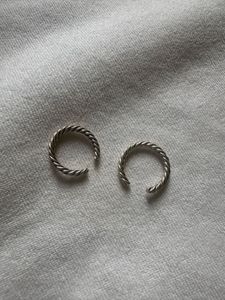 Twisted Silver Toe rings