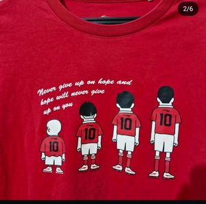 LI-NING COTTON TSHIRT ( red )