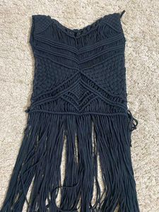 Unique Black Fringe styling piece