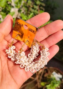 Beaded Hoop Earrings