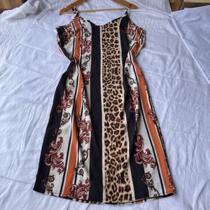 Boohoo sleeveless midi dress