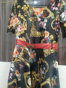 Printed Gown