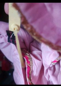 Pink Embroidered Kurta &amp; dupatta  only