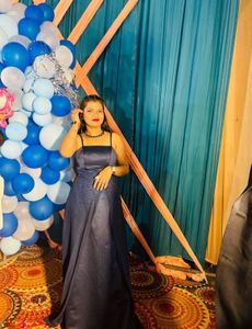 navy blue gown😍 👗