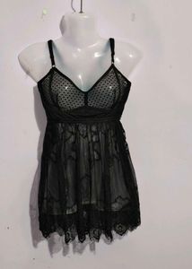 Black Lace Babydoll Lingerie