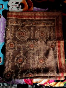 Elegant Design . Cotton Blend Saree. ...
