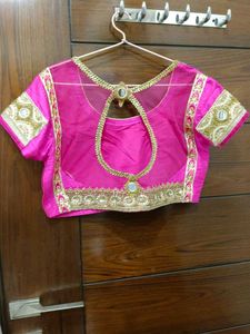 Magente Lehenga With Blouse Chunni