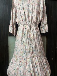 Floral Print Midi Dress