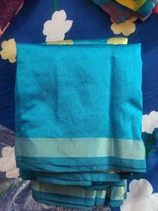 NEW  Elegant Blue Saree