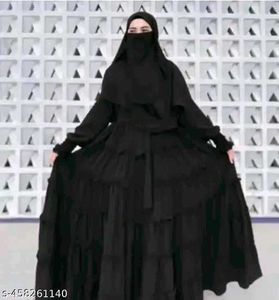 Dubai Style Burkha With Hijab 🧕