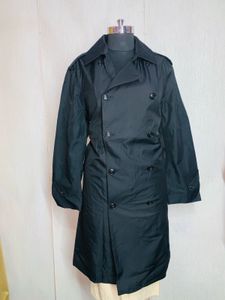 Classic Black Trench Coat lenth 40