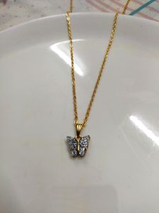 Glittery Butterfly Neckpiece
