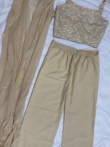 3 Piece Indo-Western Dress(Co-ord Set)