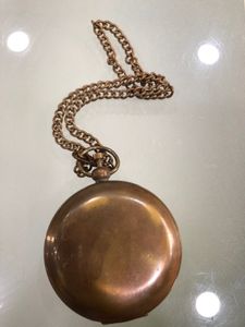 Vintage Brass Compass With Leather Case