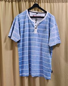 Striped IndigoCode T-Shirt