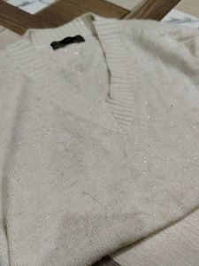 Zara Knit V-Neck Sweater