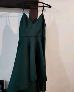Floor Length Green Gown Come  With Heavy Quality