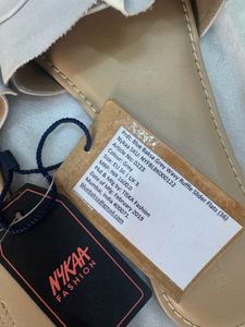 Women Blue Baksa Flats