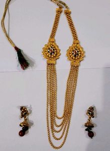 1gram goldplateNecklace &amp; earing&amp;bangle set