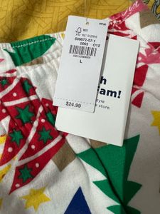 Old Navy Flannel Christmas Tree Print Nightset