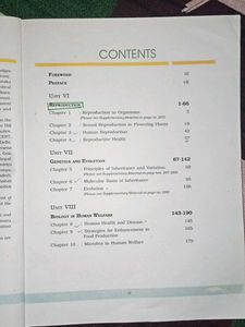 Biology Textbook Class XII