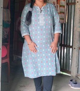 Vintage Print Kurti