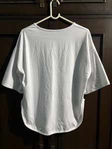 Minimalist Dazy Oversized White Tee 🤍✨