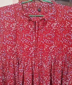 Pretty Red Tunic Top❤️
