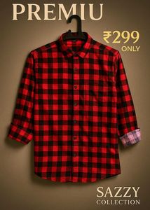 Red &amp; Black Checkered Shirt
