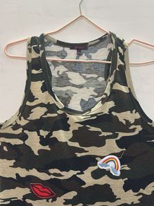 Cargo Print Bodycon Dress