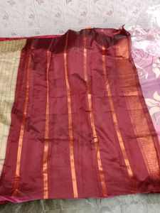 Elegant Litchi SILK Saree With Banarasi Touch