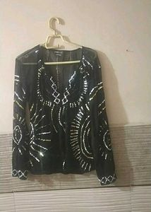 Y2k Sequin Short Kurti