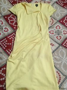 Yellow Casual Dress  for night out