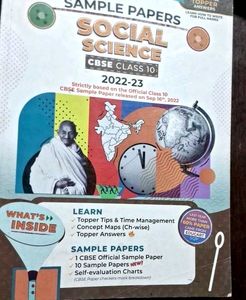 CBSE Class 10 Social Science Sample Papers 2022-23