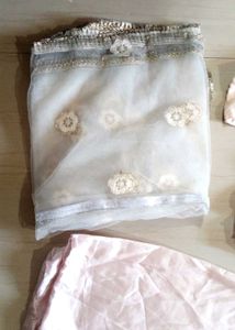 Elegant White Embroidered Shalwar Kameez