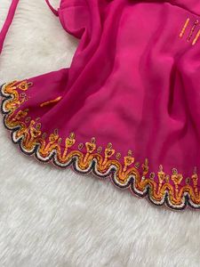 Pink Embroidered Halter Top