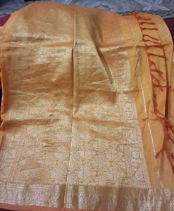 Yellow Silk Saree