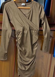 V Neck Bodycon Dress