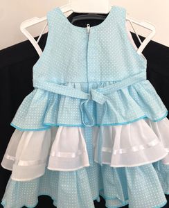 Butterfly embroidered Baby sun dress