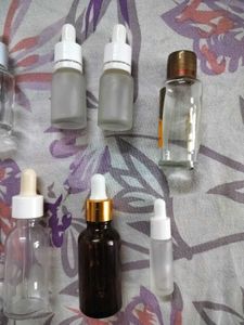 10 Empty Glass Bottles