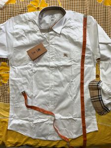 Men’s Burberry Luxury White Shirt Size 42