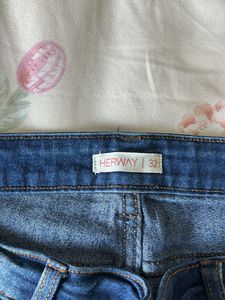 Dark Blue Denim Jeans