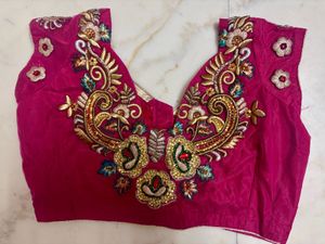 Embroidered saree