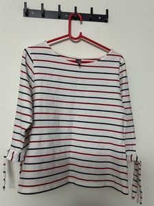 Striped Long Sleeve Top