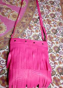 Women Beautiful Pink Colour Sling Bag