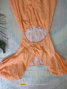 FRONT BELLY OPEN DRESS