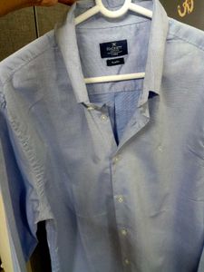 FINAL PRICE - HACKETT LONDON Men&#39;s Blue Shirt