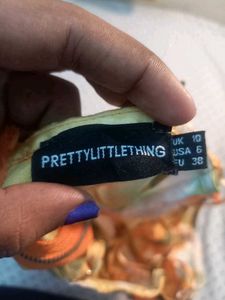 PRETTY LITTLE THING tiedie corset
