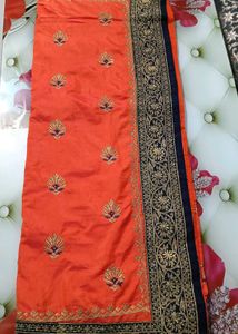 New Saree With Blouse Peice
