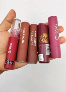 Set Of 5-Mars Lipsticks + Insight Lipstick
